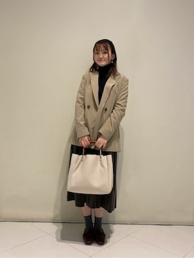 COMME CA ISM STAFFさん（レディース・157cm）の春コーディネート