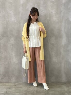 COMME CA ISM STAFFさん（レディース・160cm）の春コーディネート