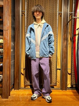 COMME CA ISM STAFFさん（メンズ・184cm）の春コーディネート