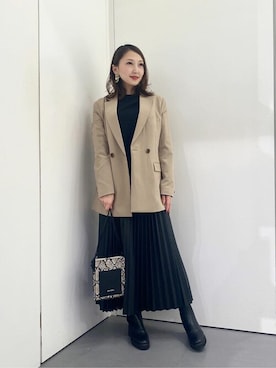 COMME CA ISM STAFFさん（レディース・157cm）の春コーディネート