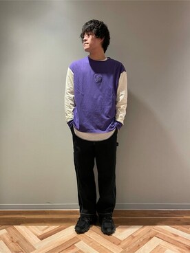 COMME CA ISM STAFFさん（メンズ・178cm）の春コーディネート