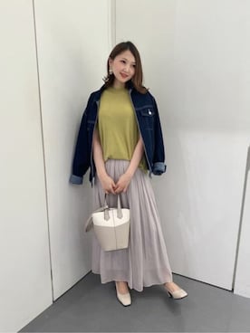 COMME CA ISM STAFFさん(レディース・157cm)の春コーディネート