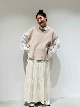 COMME CA ISM STAFFさん(レディース・151cm)の春コーディネート