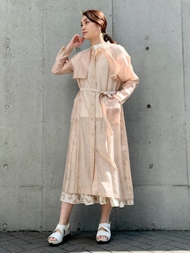 COMME CA ISM STAFFさん（レディース・168cm）の春コーディネート