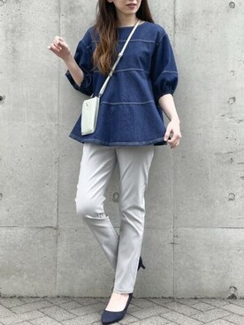 COMME CA ISM STAFFさん（レディース・164cm）の春コーディネート