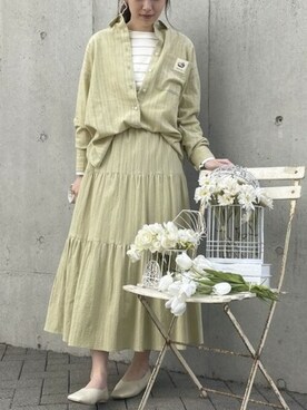 COMME CA ISM STAFFさん(レディース・164cm)の春コーディネート