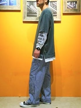 COMME CA ISM STAFFさん（メンズ・170cm）の春コーディネート