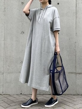 「ONIGIRI（オニギリ）のアイテム（スニーカー）」を使った、COMME CA ISM STAFFさん（レディース・163cm）の春コーディネート