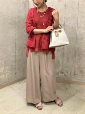 COMME CA ISM STAFFさん(レディース・157cm)の春コーディネート