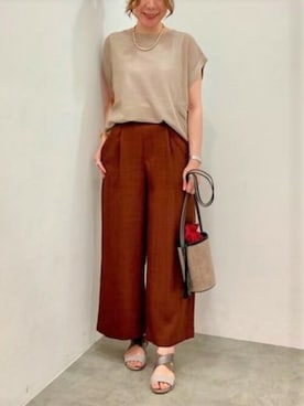 COMME CA ISM STAFFさん（レディース・166cm）の春コーディネート