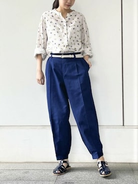 COMME CA ISM STAFFさん(レディース・163cm)の夏コーディネート