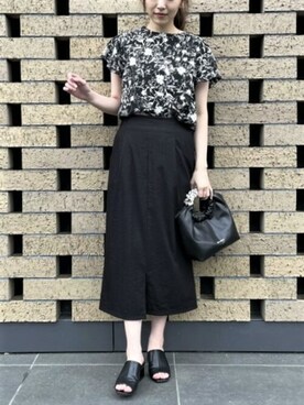 COMME CA ISM STAFFさん(レディース・164cm)の夏コーディネート