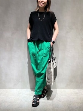 COMME CA ISM STAFFさん（レディース・162cm）の夏コーディネート