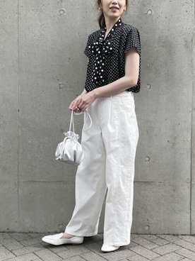 COMME CA ISM STAFFさん(レディース・164cm)の夏コーディネート