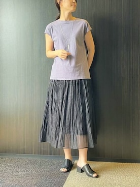 COMME CA ISM STAFFさん(レディース・168cm)の夏コーディネート