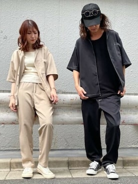 COMME CA ISM STAFFさん（メンズ・177cm）の夏コーディネート