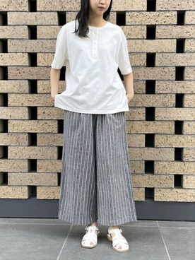 COMME CA ISM STAFFさん(レディース・163cm)の夏コーディネート