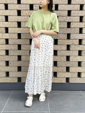 COMME CA ISM STAFFさん(レディース・163cm)の夏コーディネート