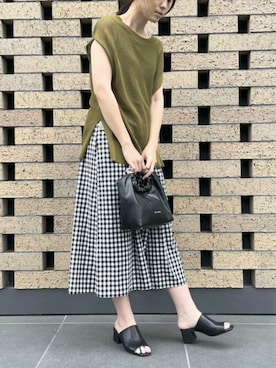 COMME CA ISM STAFFさん（レディース・168cm）の夏コーディネート