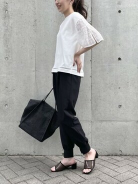 COMME CA ISM STAFFさん（レディース・164cm）の夏コーディネート