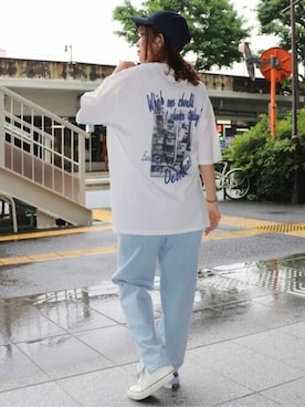 COMME CA ISM STAFFさん（レディース・160cm）の夏コーディネート