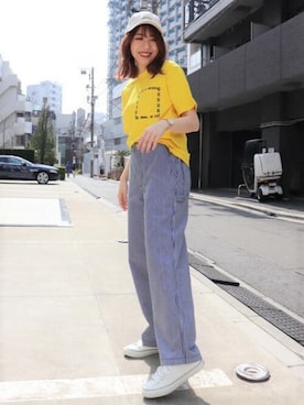 COMME CA ISM STAFFさん（レディース・160cm）の夏コーディネート