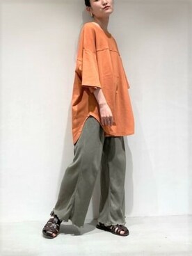 COMME CA ISM STAFFさん(レディース・151cm)の夏コーディネート