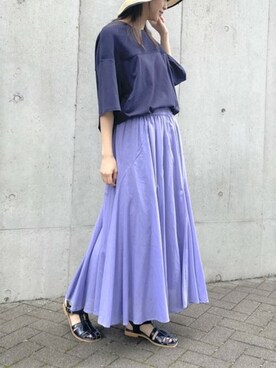 COMME CA ISM STAFFさん(レディース・163cm)の夏コーディネート