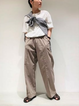 COMME CA ISM STAFFさん(レディース・151cm)の夏コーディネート