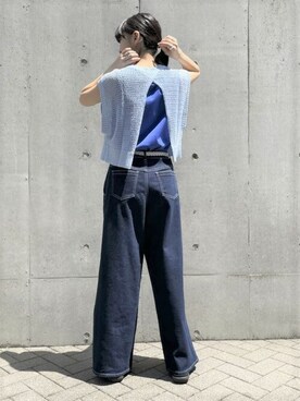 COMME CA ISM STAFFさん（レディース・163cm）の夏コーディネート