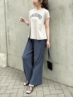 COMME CA ISM STAFFさん（レディース・164cm）の夏コーディネート
