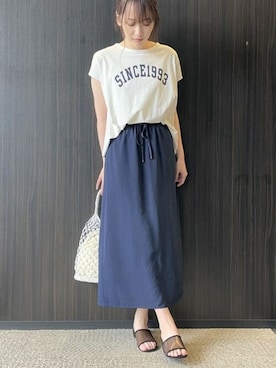 COMME CA ISM STAFFさん（レディース・164cm）の夏コーディネート