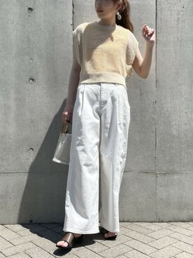 COMME CA ISM STAFFさん（レディース・164cm）の夏コーディネート