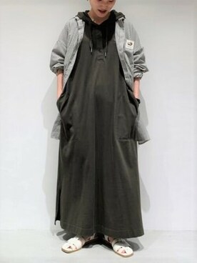 COMME CA ISM STAFFさん（レディース・151cm）の夏コーディネート