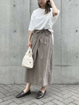 COMME CA ISM STAFFさん(レディース・163cm)の夏コーディネート