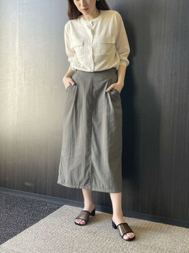 COMME CA ISM STAFFさん(レディース・164cm)の夏コーディネート