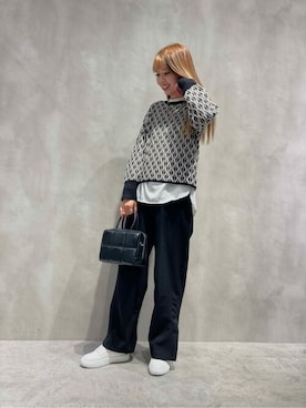 「ワントーンスタイル」｜COMME CA ISM STAFFさん（レディース・170cm）の秋コーディネート