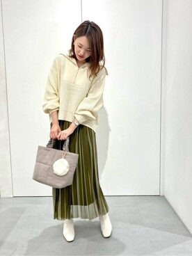 COMME CA ISM STAFFさん(レディース・159cm)の秋コーディネート