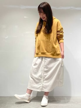 「パーカー×ワンピース」｜COMME CA ISM STAFFさん（レディース・156cm）の秋コーディネート