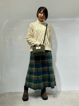 COMME CA ISM STAFFさん(レディース・161cm)の秋コーディネート