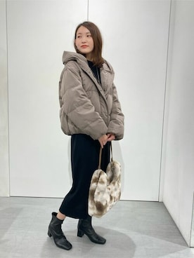 「COMME CA ISM（コムサイズム）のアイテム（ワンピース/ドレス）」を使った、COMME CA ISM STAFFさん（レディース・164cm）の秋コーディネート