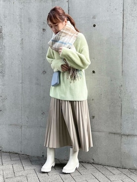 COMME CA ISM STAFFさん(レディース・164cm)の冬コーディネート