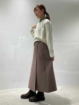 COMME CA ISM STAFFさん(レディース・161cm)の冬コーディネート