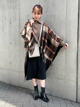 COMME CA ISM STAFFさん（レディース・164cm）の冬コーディネート