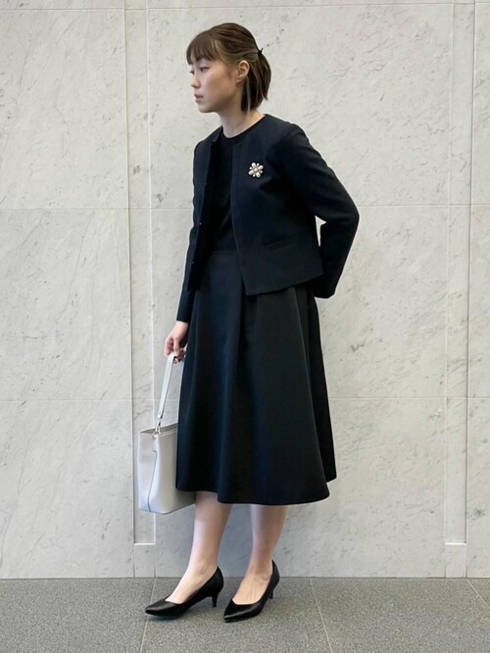 COMME CA ISMのコート＆パンツ＋GUのニットのコーディネート（セット） COMME CA ISMのコート＆パンツ＋GUのニットのコーディネート（セット）