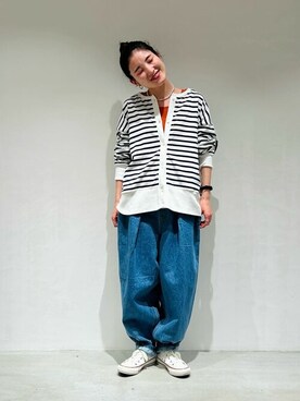 COMME CA ISM STAFFさん（レディース・151cm）の春コーディネート