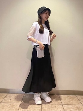 COMME CA ISM STAFFさん（レディース・156cm）の春コーディネート