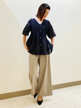 COMME CA ISM STAFFさん（レディース・164cm）の春コーディネート