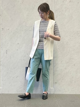 COMME CA ISM STAFFさん(レディース・164cm)の春コーディネート