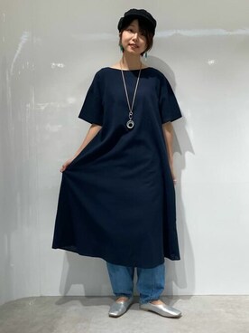 COMME CA ISM STAFFさん(レディース・161cm)の夏コーディネート